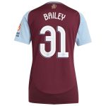 aston villa adidas home shirt 2024-25 – womens with bailey 31 cup printing Collection | Official Aston Villa Shirts