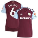 aston villa adidas home shirt 2024-25 – womens with barkley 6 printing Collection | Official Aston Villa Shirts