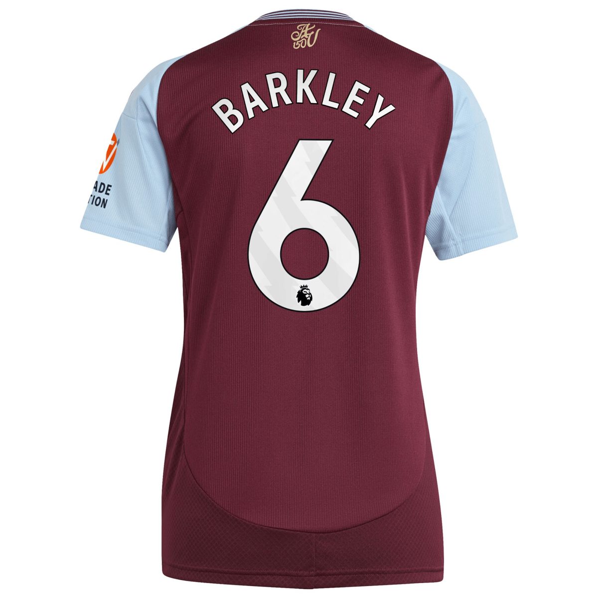 aston villa adidas home shirt 2024-25 – womens with barkley 6 printing Collection | Official Aston Villa Shirts