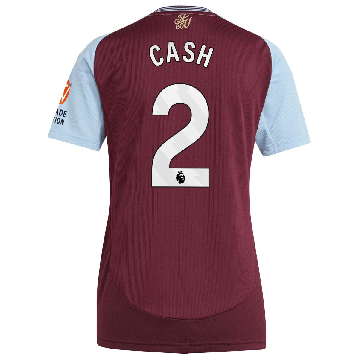 aston villa adidas home shirt 2024-25 – womens with cash 2 printing Collection | Official Aston Villa Shirts