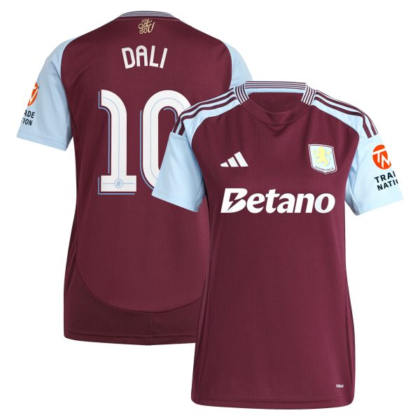 aston villa adidas home shirt 2024-25 – womens with dali 10 cup printing Collection | Official Aston Villa Shirts