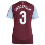aston villa adidas home shirt 2024-25 – womens with diego carlos 3 cup printing Collection | Official Aston Villa Shirts