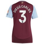 aston villa adidas home shirt 2024-25 – womens with diego carlos 3 printing Collection | Official Aston Villa Shirts