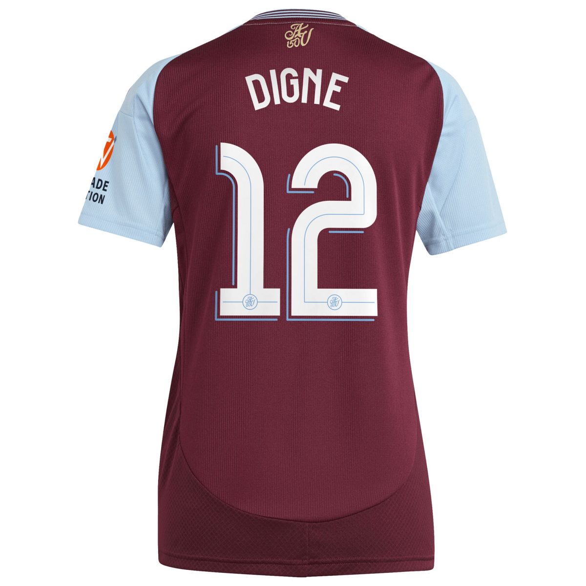 aston villa adidas home shirt 2024-25 – womens with digne 12 cup printing Collection | Official Aston Villa Shirts