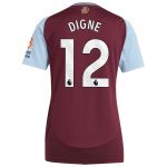 aston villa adidas home shirt 2024-25 – womens with digne 12 printing Collection | Official Aston Villa Shirts