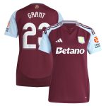 aston villa adidas home shirt 2024-25 – womens with grant 23 cup printing Collection | Official Aston Villa Shirts