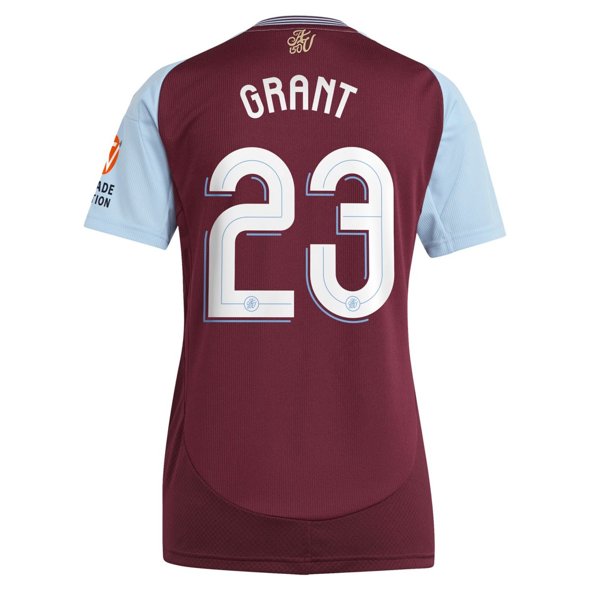 aston villa adidas home shirt 2024-25 – womens with grant 23 cup printing Collection | Official Aston Villa Shirts