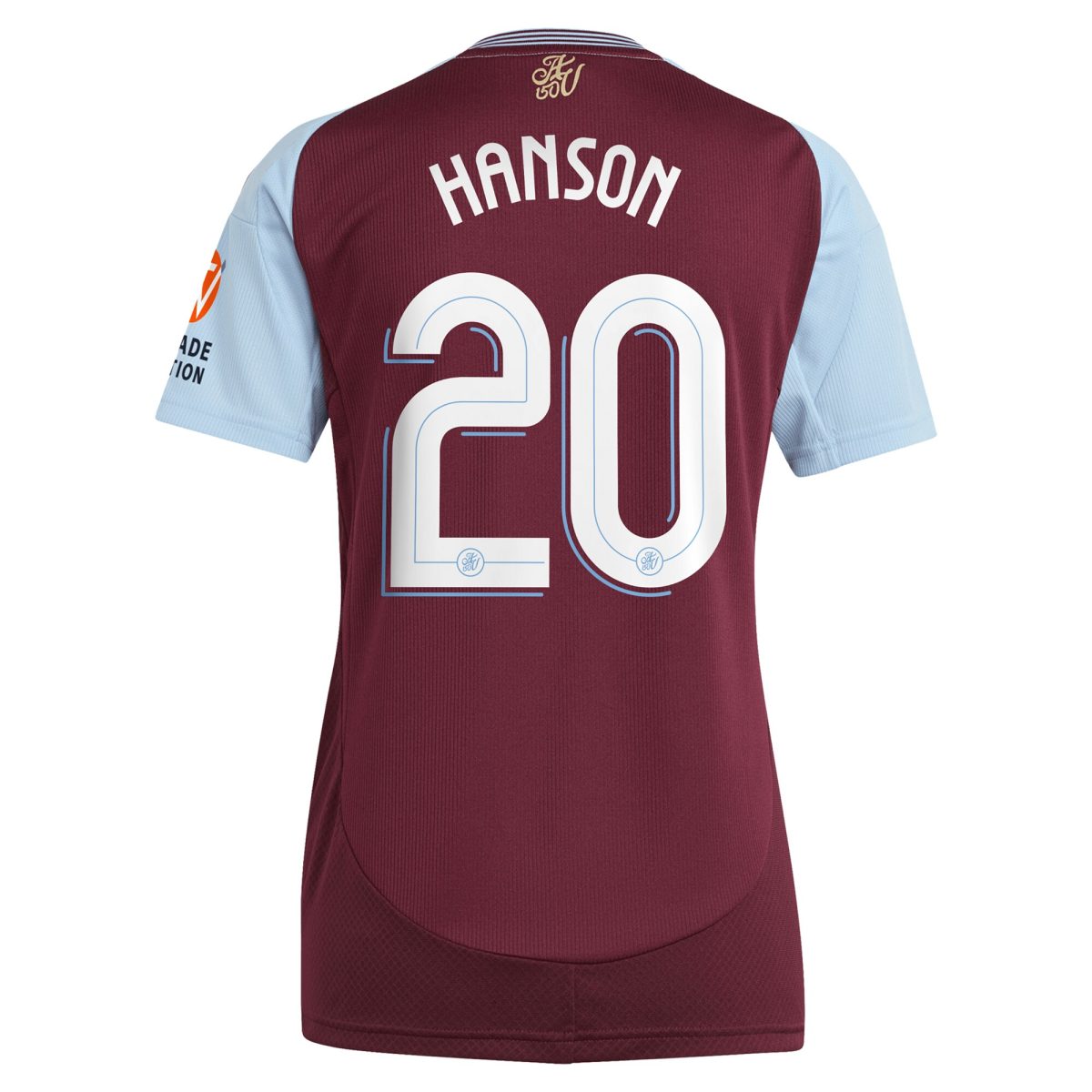 aston villa adidas home shirt 2024-25 – womens with hanson 20 cup printing Collection | Official Aston Villa Shirts