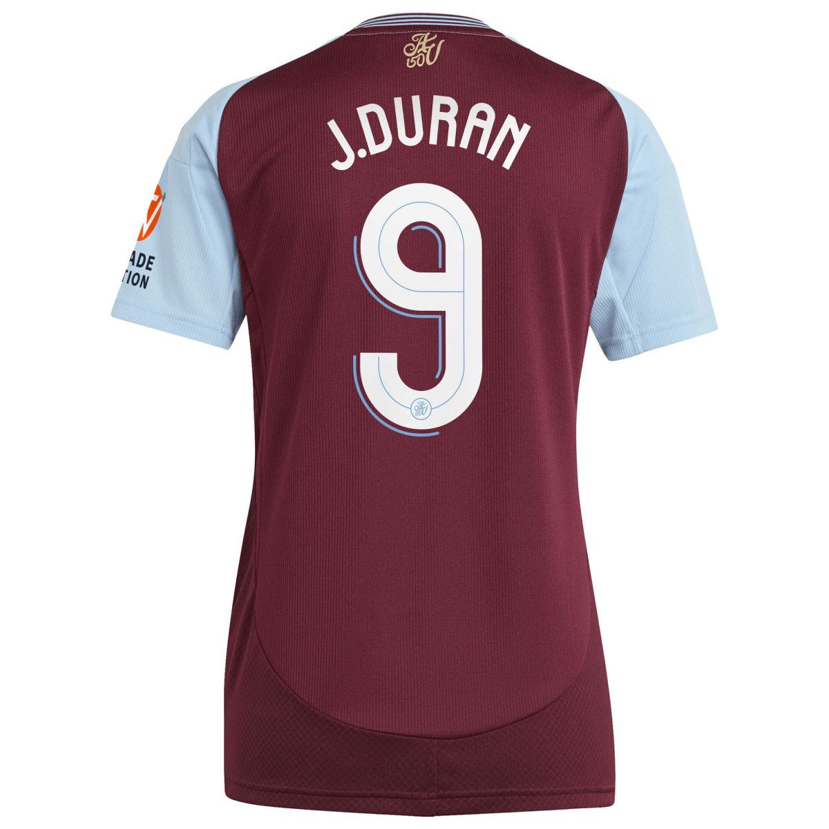 aston villa adidas home shirt 2024-25 – womens with j.duran 9 cup printing Collection | Official Aston Villa Shirts