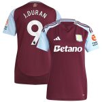 aston villa adidas home shirt 2024-25 – womens with j.duran 9 printing Collection | Official Aston Villa Shirts