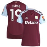 aston villa adidas home shirt 2024-25 – womens with jaden 19 printing Collection | Official Aston Villa Shirts