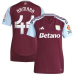 aston villa adidas home shirt 2024-25 – womens with kamara 44 cup printing Collection | Official Aston Villa Shirts