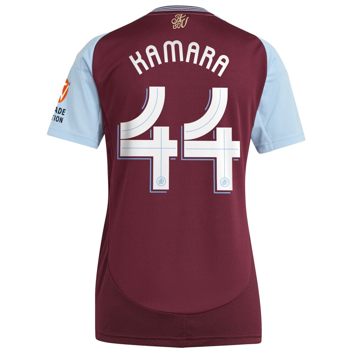 aston villa adidas home shirt 2024-25 – womens with kamara 44 cup printing Collection | Official Aston Villa Shirts