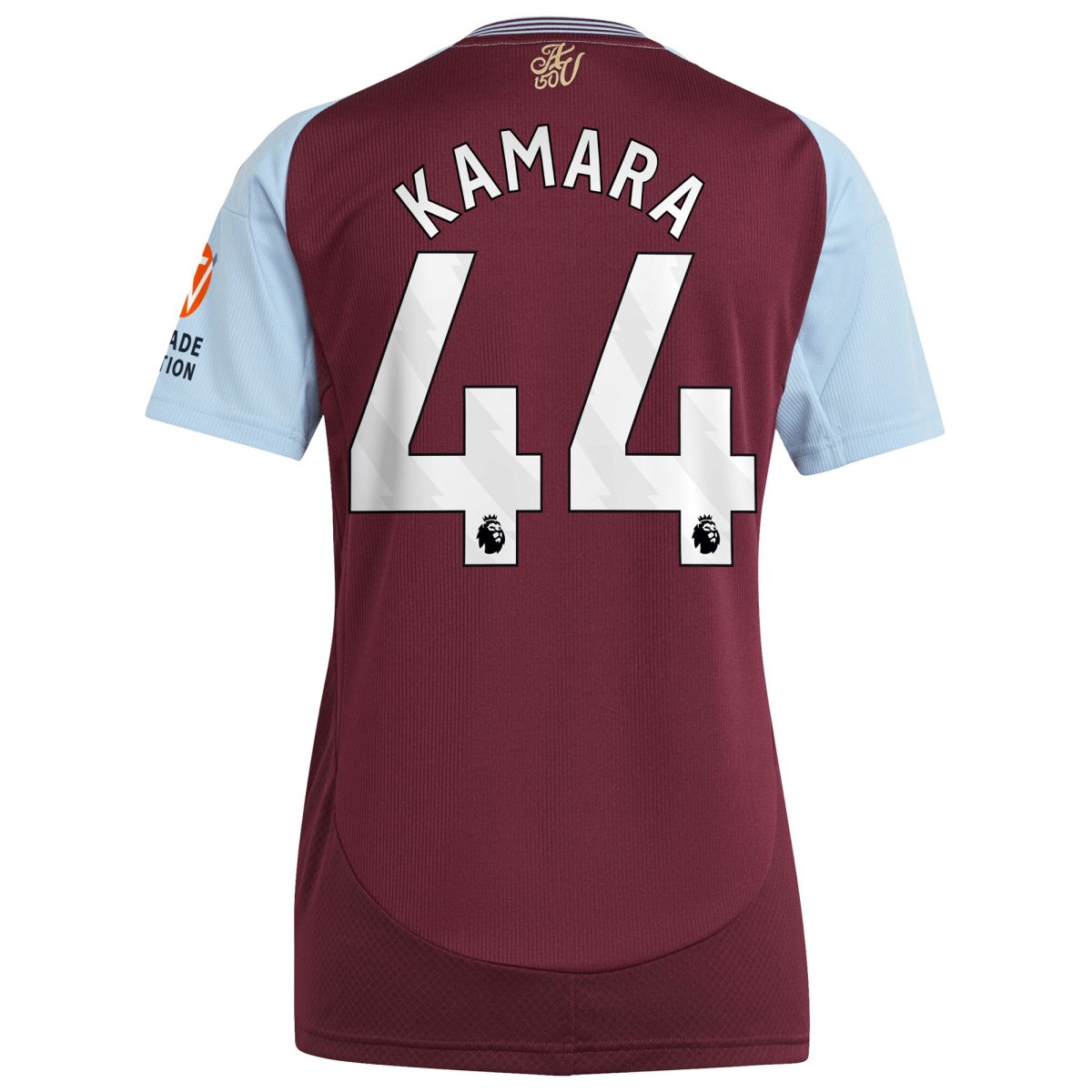 aston villa adidas home shirt 2024-25 – womens with kamara 44 printing Collection | Official Aston Villa Shirts