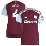 aston villa adidas home shirt 2024-25 – womens with konsa 4 cup printing Collection | Official Aston Villa Shirts