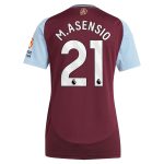 aston villa adidas home shirt 2024-25 – womens with m.asensio 21 printing Collection | Official Aston Villa Shirts