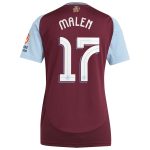 aston villa adidas home shirt 2024-25 – womens with malen 17 cup printing Collection | Official Aston Villa Shirts