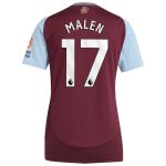 aston villa adidas home shirt 2024-25 – womens with malen 17 printing Collection | Official Aston Villa Shirts
