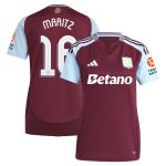 aston villa adidas home shirt 2024-25 – womens with maritz 16 cup printing Collection | Official Aston Villa Shirts