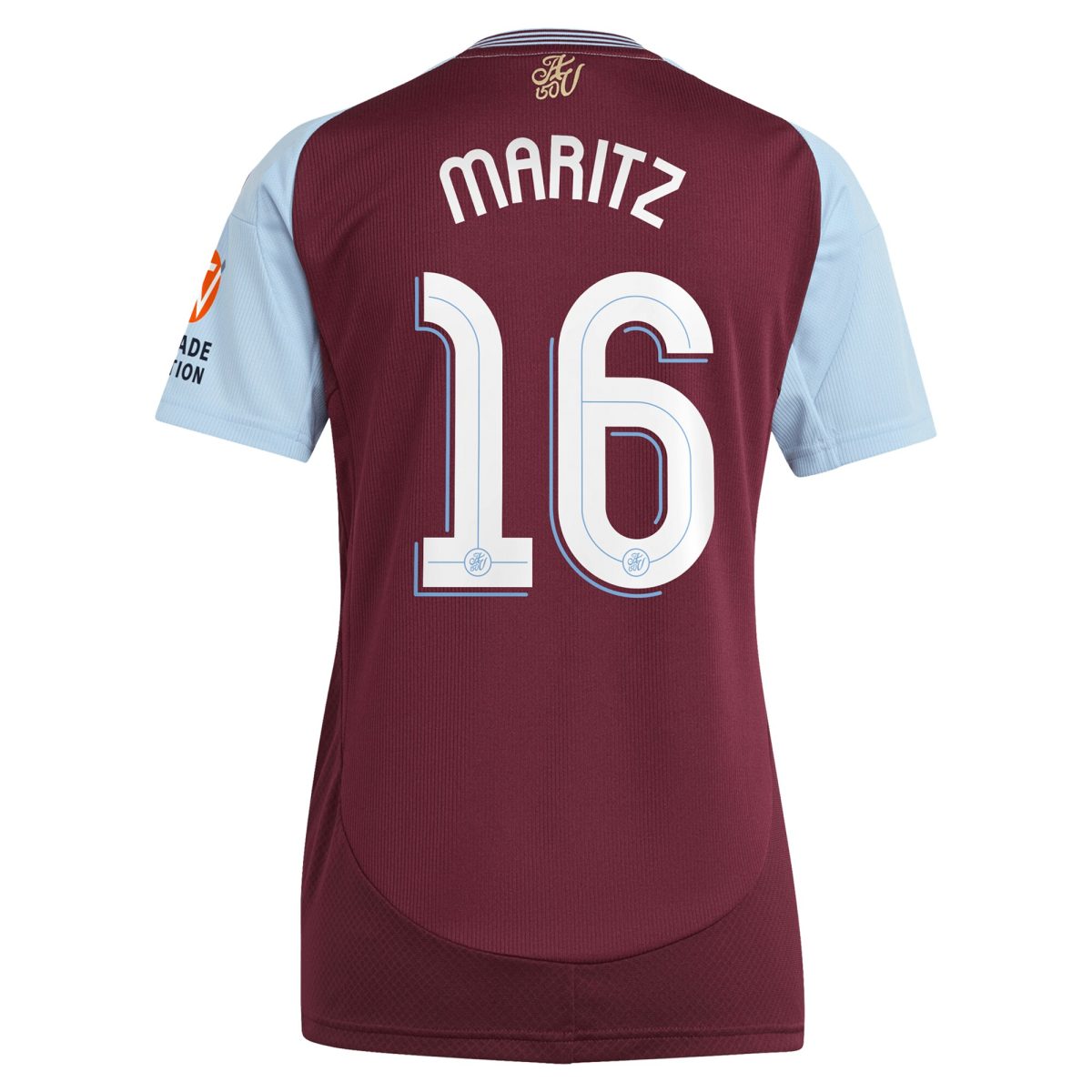 aston villa adidas home shirt 2024-25 – womens with maritz 16 cup printing Collection | Official Aston Villa Shirts