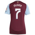 aston villa adidas home shirt 2024-25 – womens with mcginn 7 cup printing Collection | Official Aston Villa Shirts