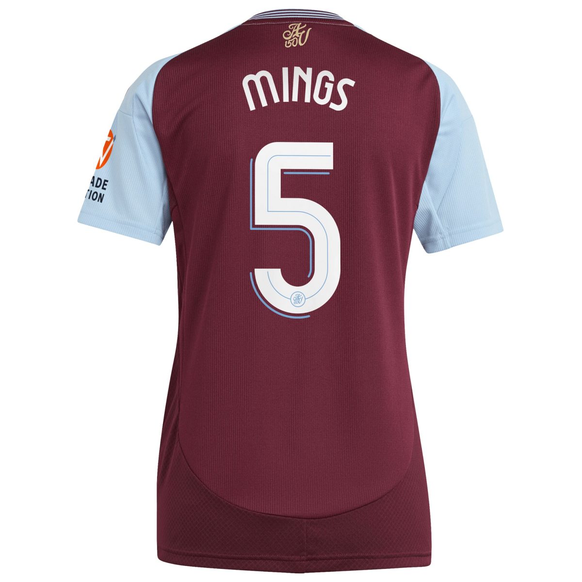 aston villa adidas home shirt 2024-25 – womens with mings 5 cup printing Collection | Official Aston Villa Shirts