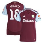 aston villa adidas home shirt 2024-25 – womens with mullett 18 cup printing Collection | Official Aston Villa Shirts
