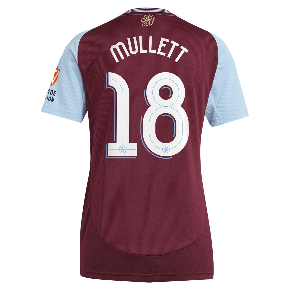 aston villa adidas home shirt 2024-25 – womens with mullett 18 cup printing Collection | Official Aston Villa Shirts