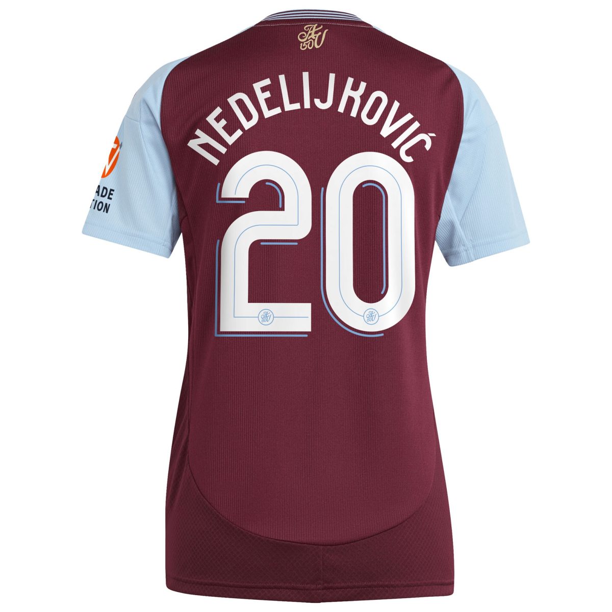 aston villa adidas home shirt 2024-25 – womens with nedeljković 20 cup printing Collection | Official Aston Villa Shirts