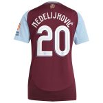 aston villa adidas home shirt 2024-25 – womens with nedeljković 20 cup printing Collection | Official Aston Villa Shirts