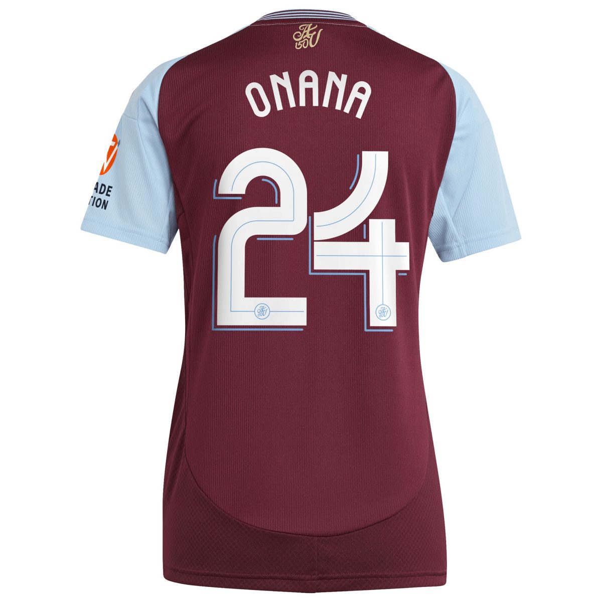 aston villa adidas home shirt 2024-25 – womens with onana 24 cup printing Collection | Official Aston Villa Shirts