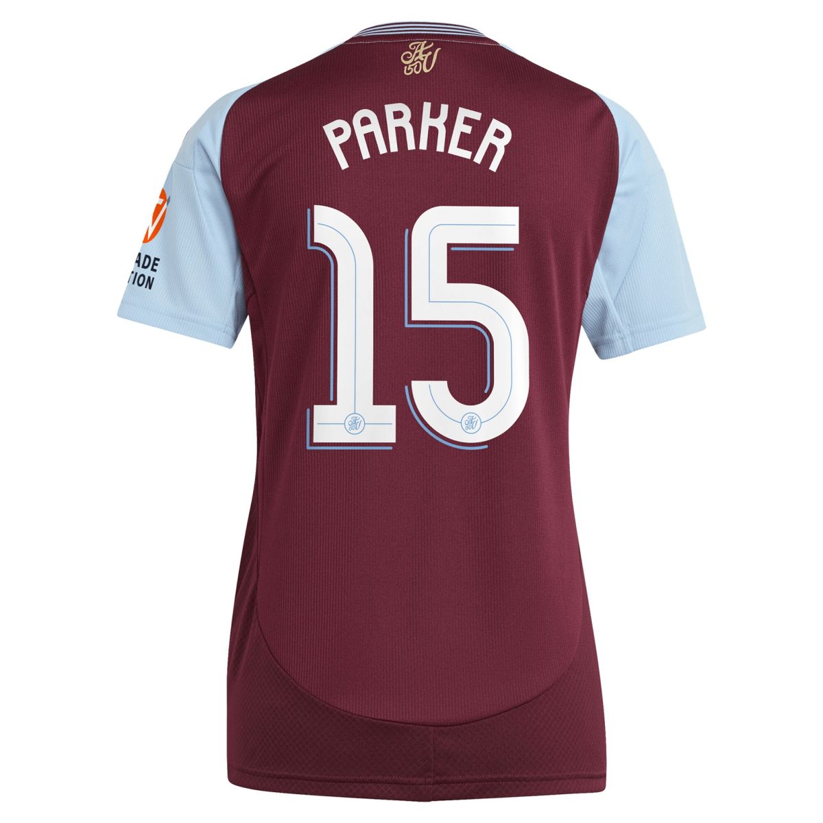 aston villa adidas home shirt 2024-25 – womens with parker 15 cup printing Collection | Official Aston Villa Shirts