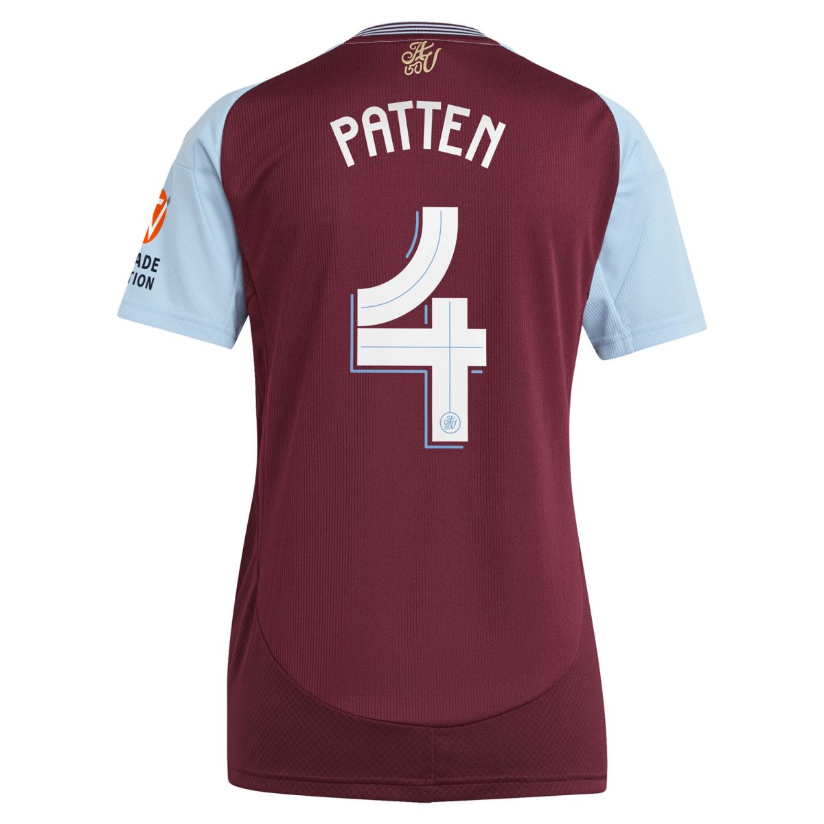 aston villa adidas home shirt 2024-25 – womens with patten 4 cup printing Collection | Official Aston Villa Shirts