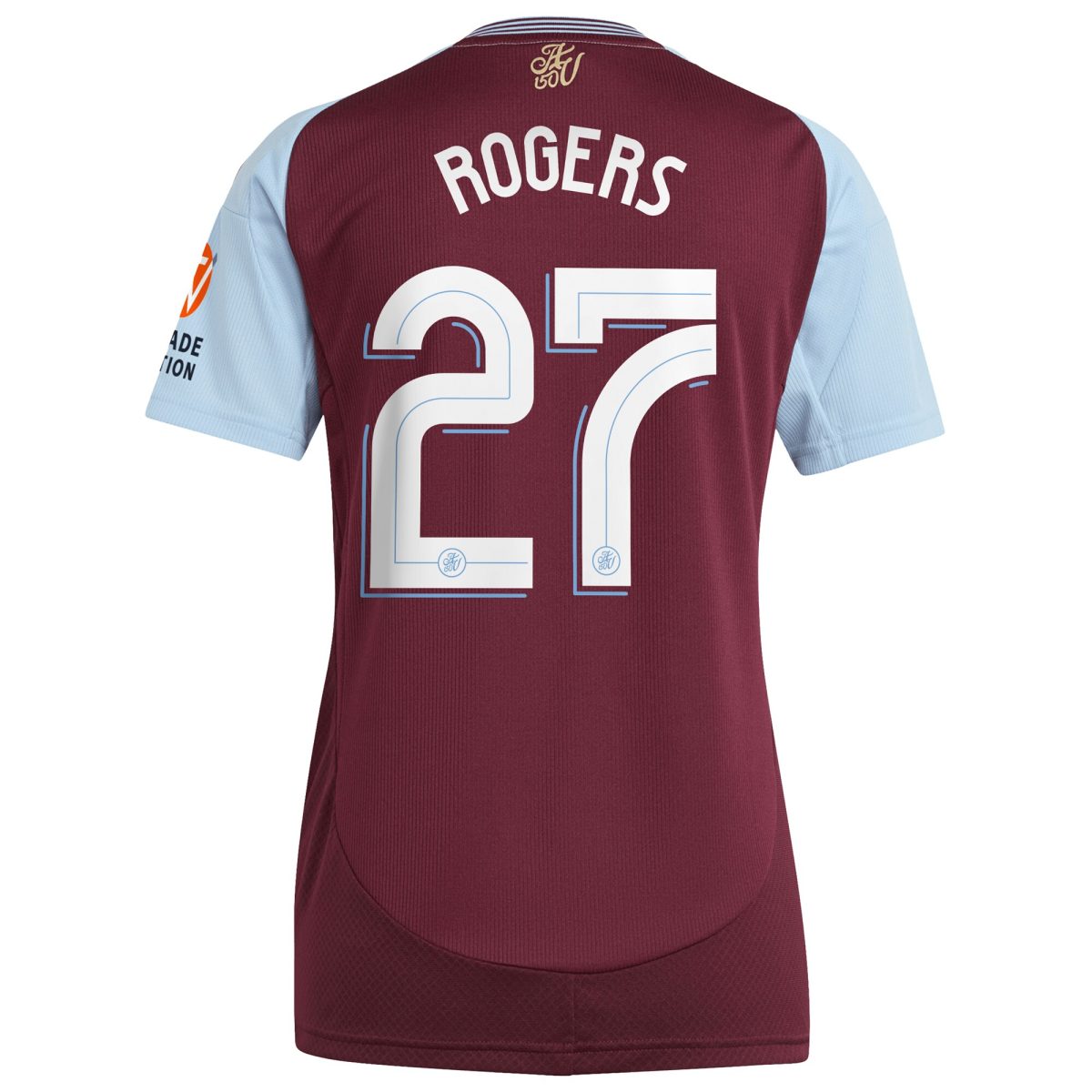 aston villa adidas home shirt 2024-25 – womens with rogers 27 cup printing Collection | Official Aston Villa Shirts