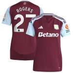 aston villa adidas home shirt 2024-25 – womens with rogers 27 printing Collection | Official Aston Villa Shirts