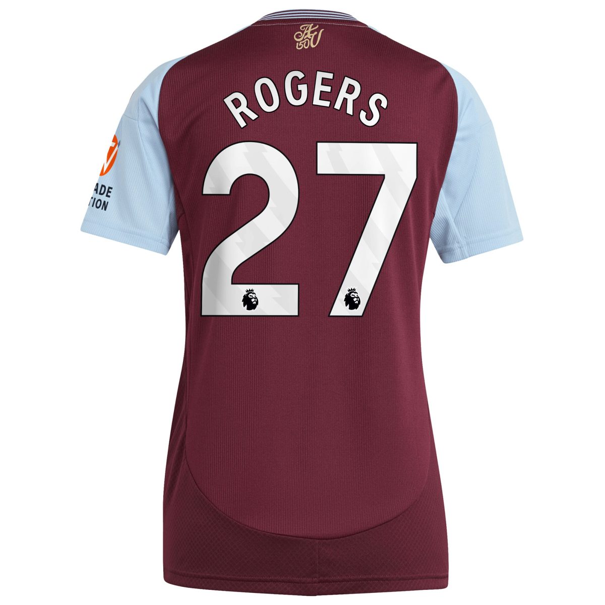 aston villa adidas home shirt 2024-25 – womens with rogers 27 printing Collection | Official Aston Villa Shirts