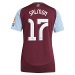 aston villa adidas home shirt 2024-25 – womens with salmon 17 cup printing Collection | Official Aston Villa Shirts