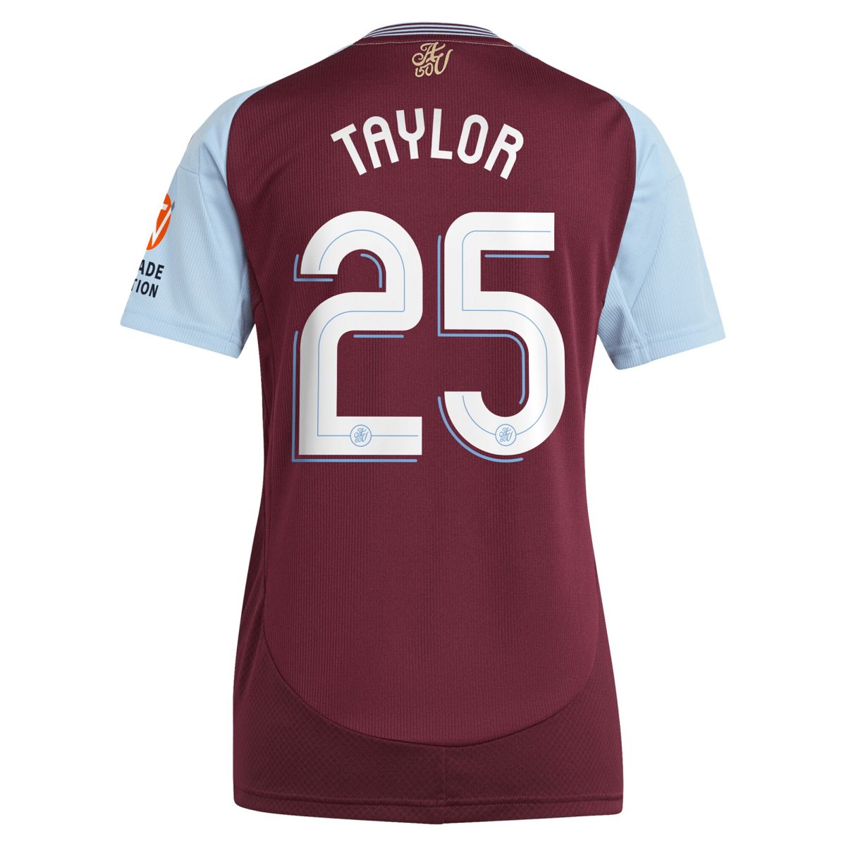 aston villa adidas home shirt 2024-25 – womens with taylor 25 cup printing Collection | Official Aston Villa Shirts