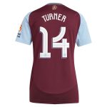 aston villa adidas home shirt 2024-25 – womens with turner 14 cup printing Collection | Official Aston Villa Shirts