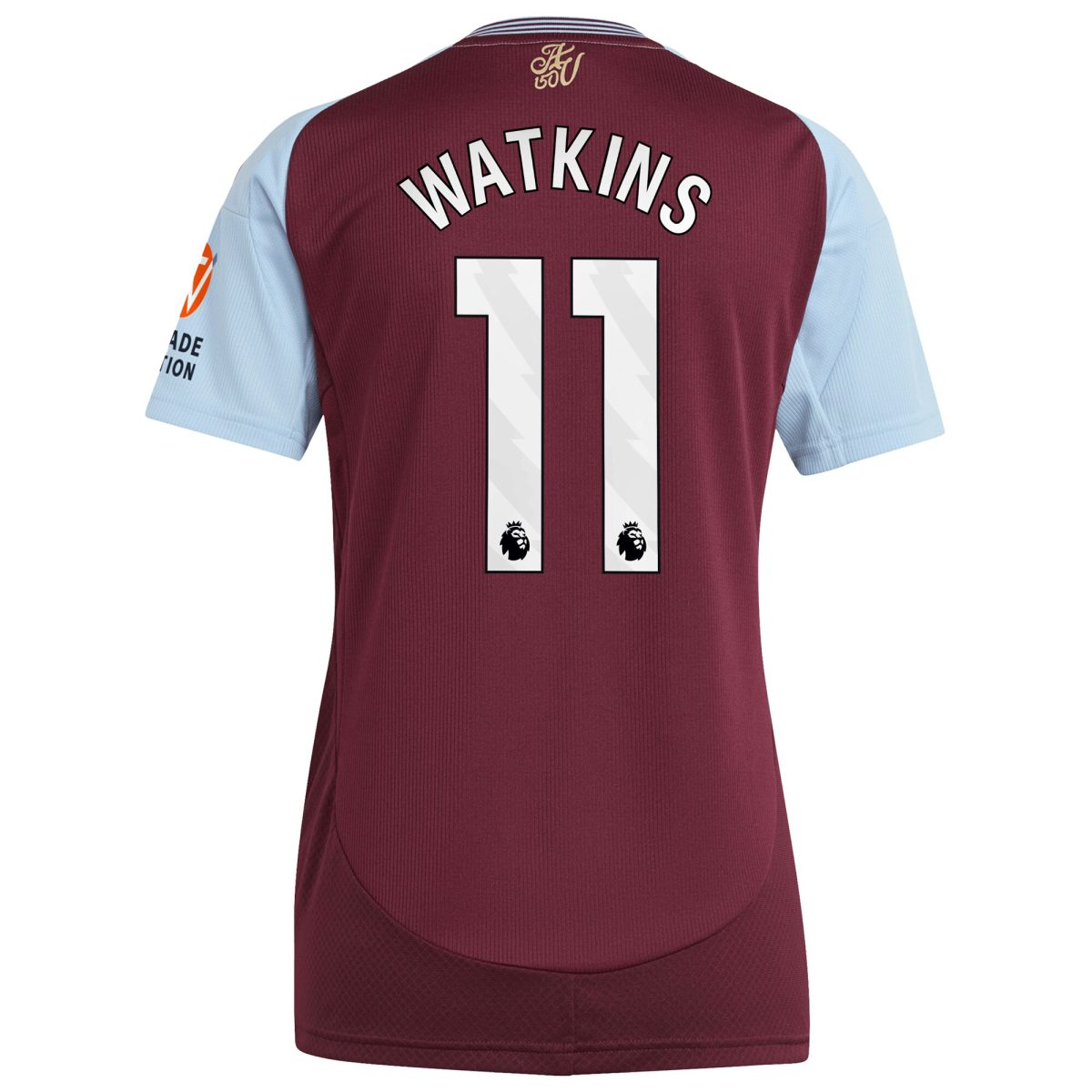 aston villa adidas home shirt 2024-25 – womens with watkins 11 printing Collection | Official Aston Villa Shirts