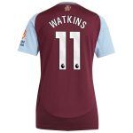 aston villa adidas home shirt 2024-25 – womens with watkins 11 printing Collection | Official Aston Villa Shirts