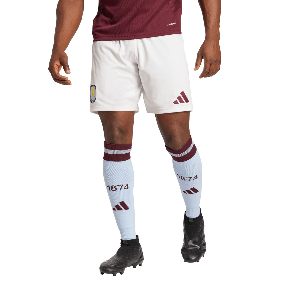 aston villa adidas home shorts 2024-25 with custom printing Collection | Official Aston Villa Shirts