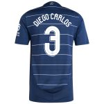 aston villa adidas third authentic shirt 2024-25 with diego carlos 3 cup printing Collection | Official Aston Villa Shirts