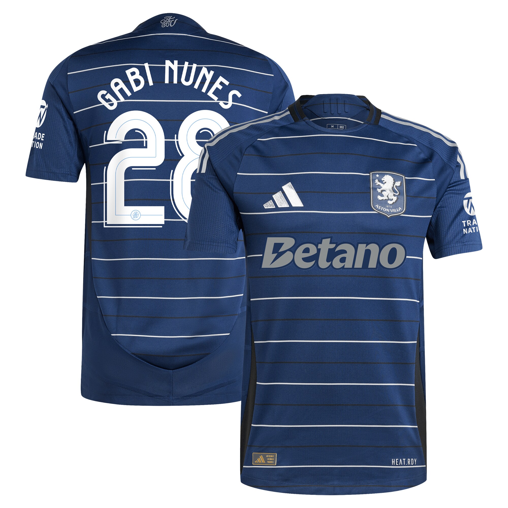 aston villa adidas third authentic shirt 2024-25 with gabi nunes 28 cup printing Collection | Official Aston Villa Shirts