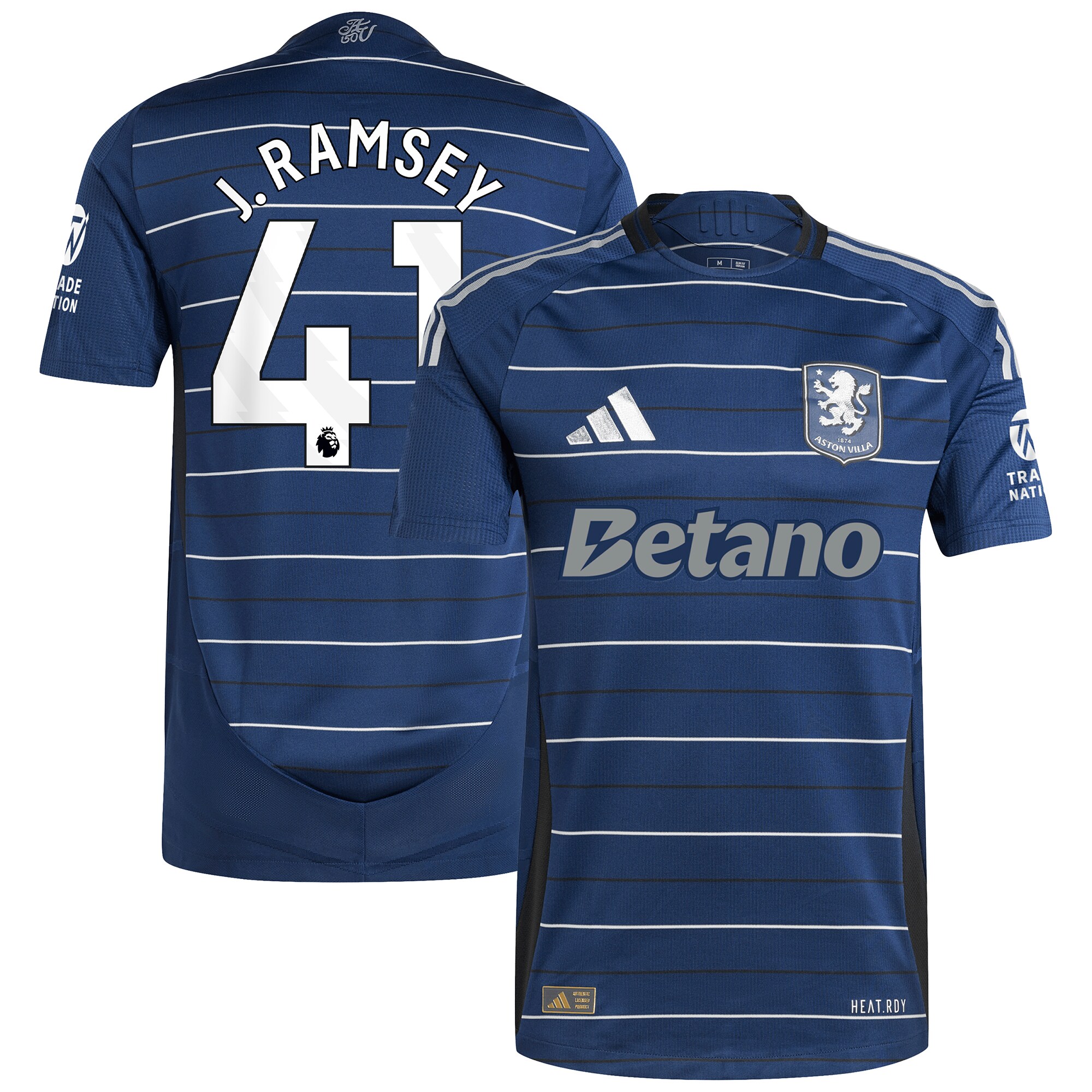 aston villa adidas third authentic shirt 2024-25 with j. ramsey 41 printing Collection | Official Aston Villa Shirts