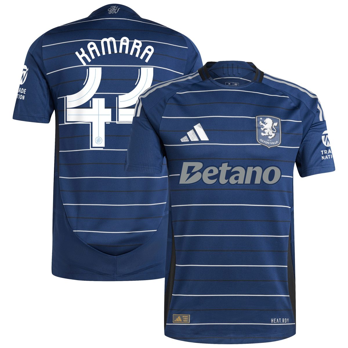 aston villa adidas third authentic shirt 2024-25 with kamara 44 cup printing Collection | Official Aston Villa Shirts