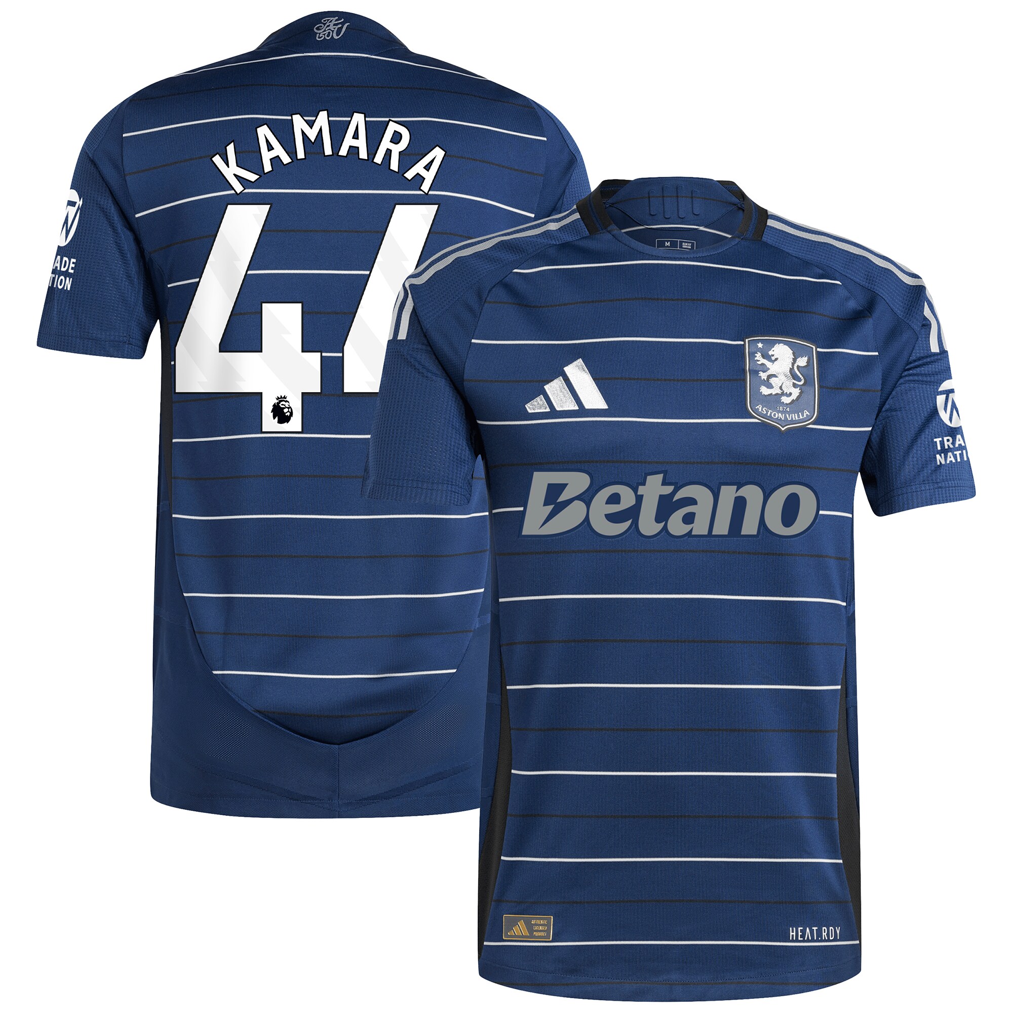 aston villa adidas third authentic shirt 2024-25 with kamara 44 printing Collection | Official Aston Villa Shirts