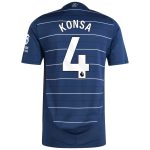aston villa adidas third authentic shirt 2024-25 with konsa 4 printing Collection | Official Aston Villa Shirts