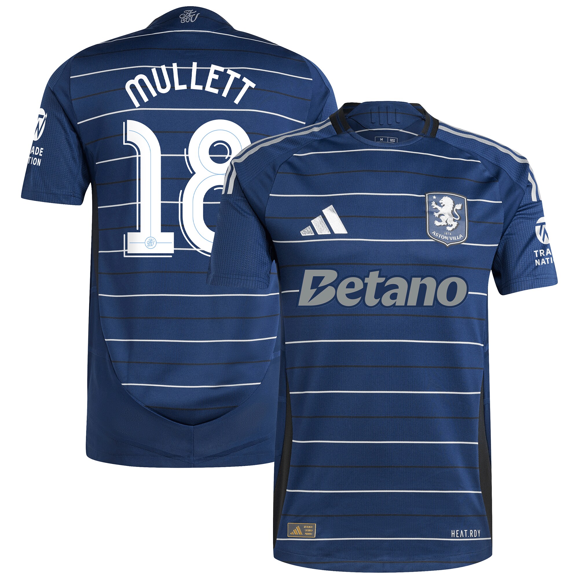 aston villa adidas third authentic shirt 2024-25 with mullett 18 cup printing Collection | Official Aston Villa Shirts