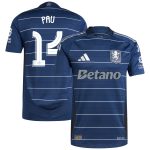 aston villa adidas third authentic shirt 2024-25 with pau 14 cup printing Collection | Official Aston Villa Shirts